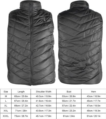 Gilet Riscaldante Unisex con Powerbank - Il Tuo Calore Portatile - immagine 3