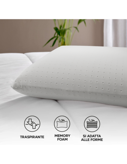 Cuscino Ortopedico in Memory Foam – Il Segreto per un Sonno Rigenerante (2 pezzi) - immagine 2