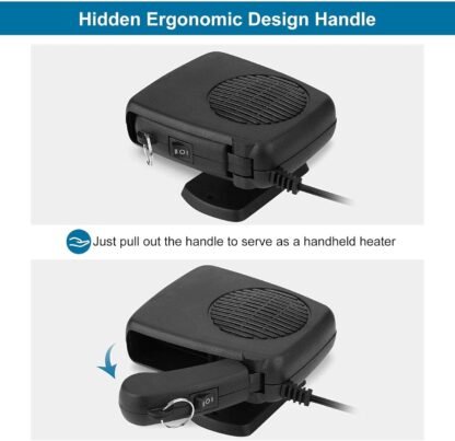 Stufetta Sbrinante Auto 2 in 1 – Riscaldamento Istantaneo e Raffreddamento Efficiente - immagine 3